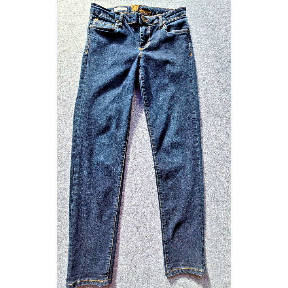Kut from the Kloth Women's Lucille Skinny Jeans Dark Wash Size 2 (28x27)